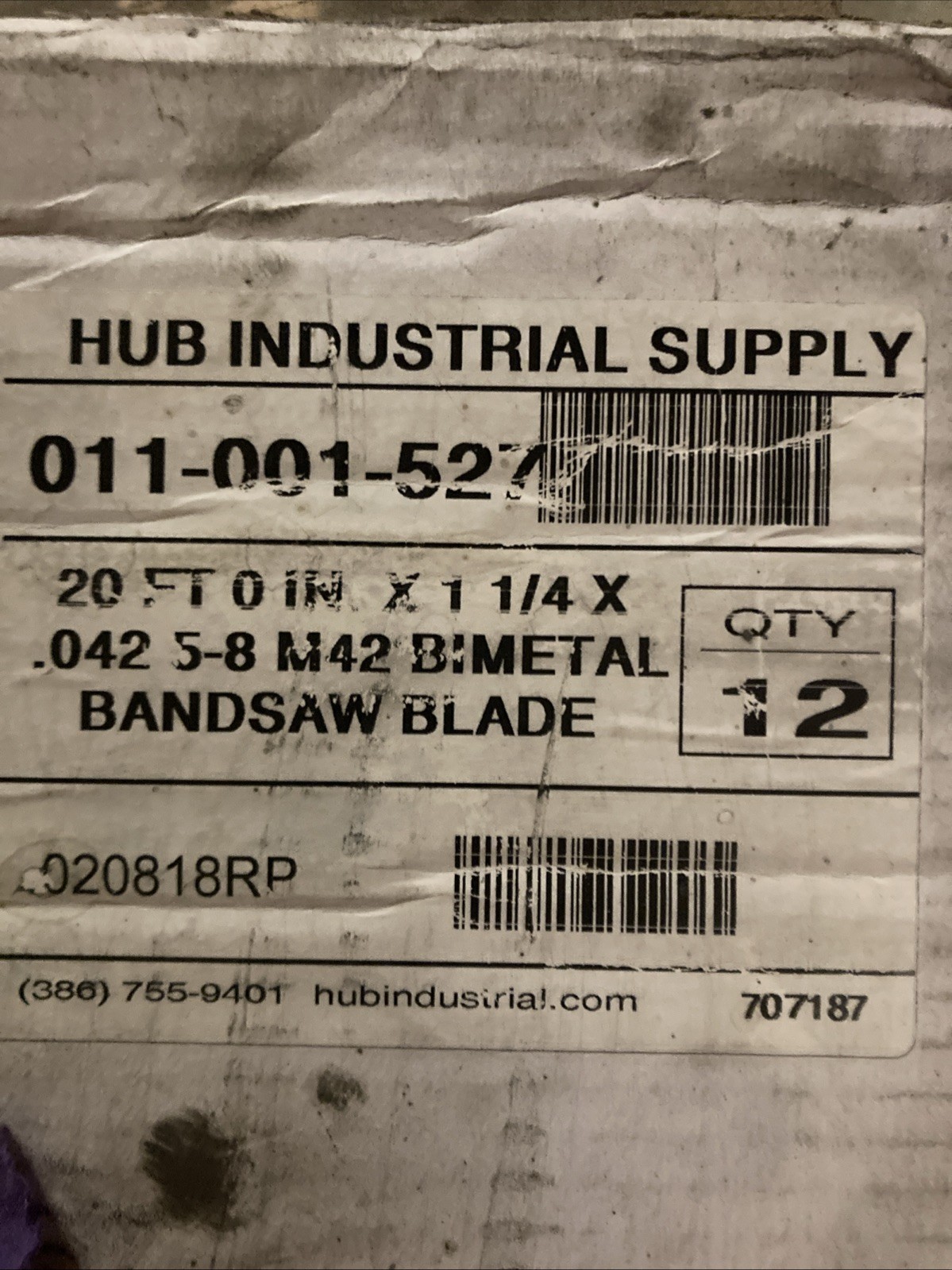 X2 New 20' X 1-1/4" X .042 X 5-8" TPI BI-METAL BANDSAW DISMANTLING BLADES