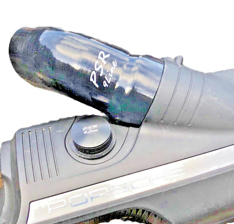 Porsche 997 Resonator Air Box Upgrade with Black Induction Pipe Kit