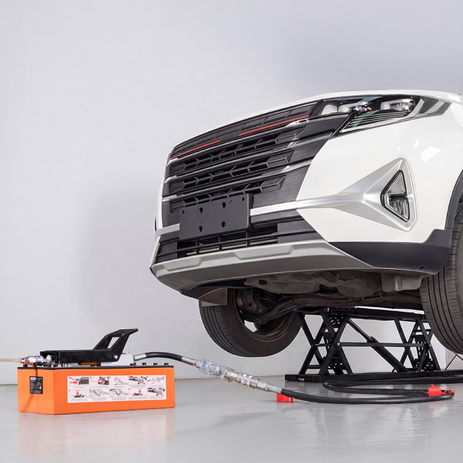 VEVOR Portable Car Lift 7000 lbs Car Lift System Jack 26.8" Height Home Garage