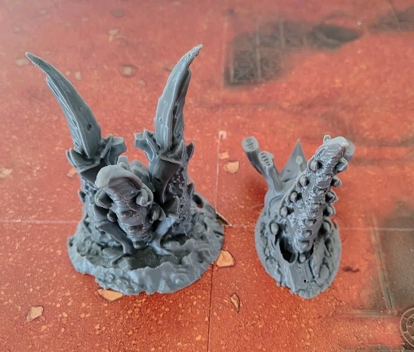 Tabletop Terrain - Large Bulk Alien Lot - for Warhammer 40K/Kill Team 8 Pieces