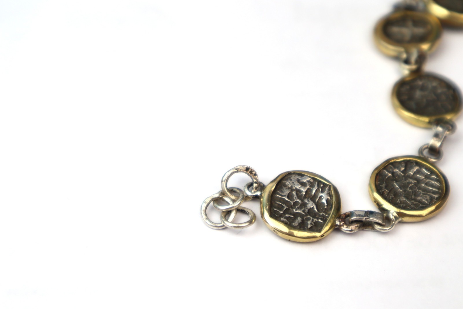 Atocha Shipwreck Colonial Pirate Coin Sterling Silver Bracelet 8"