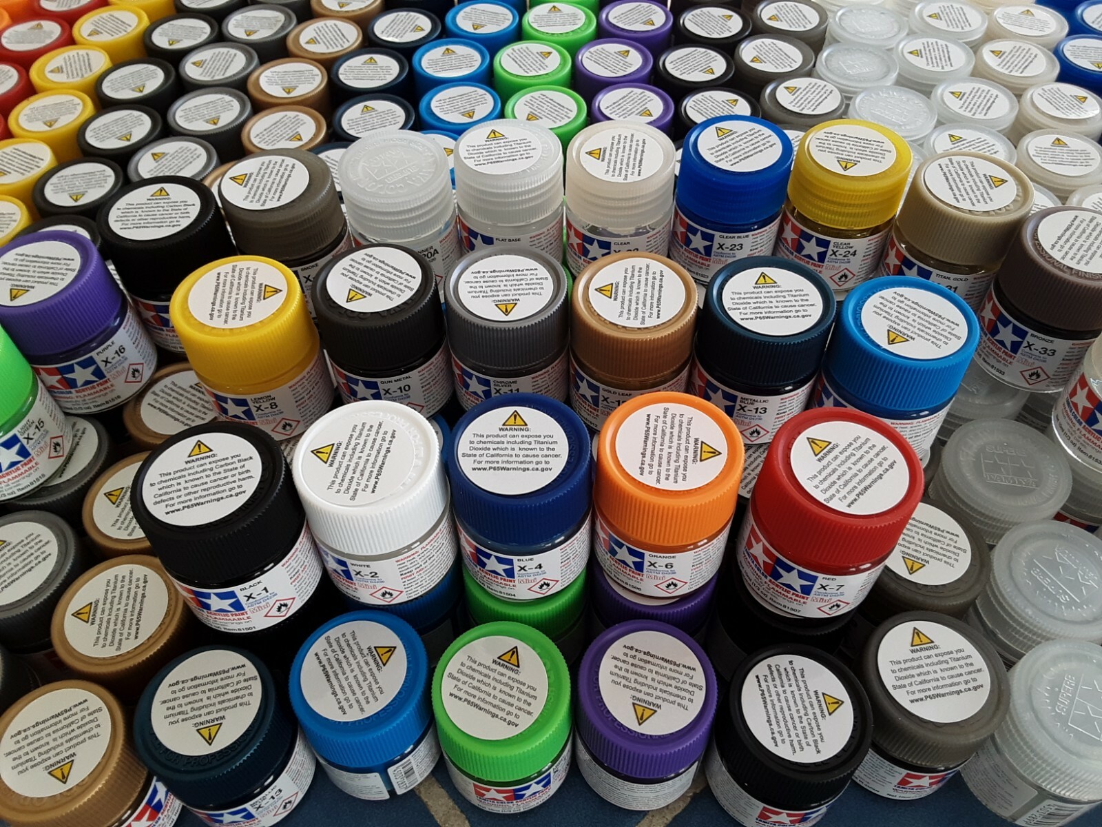 TAMIYA CUSTOM XF SERIES Model Paint Set - 27 SMALL BOTTLES 10 ML -MILITARY FLATS