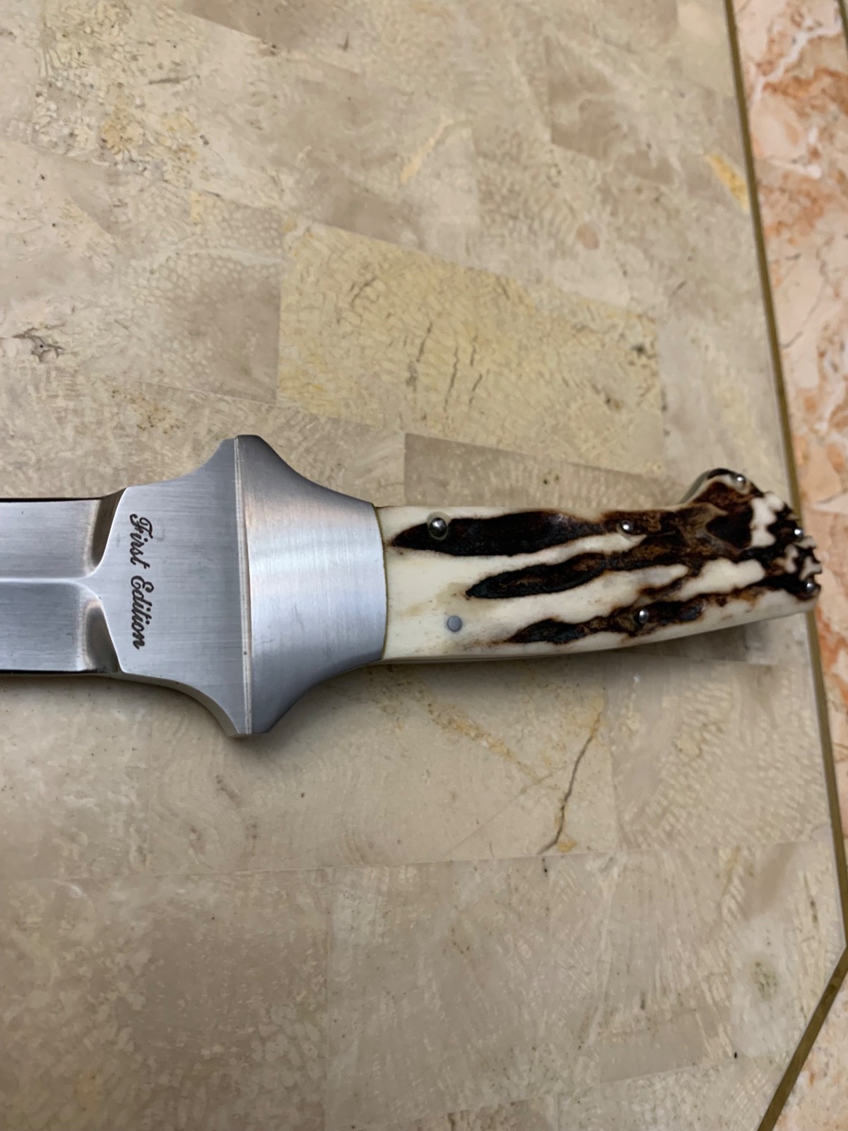 Bud Nealy , Knife makers Guild Member With leather Sheath, Case,Beautiful Knife.