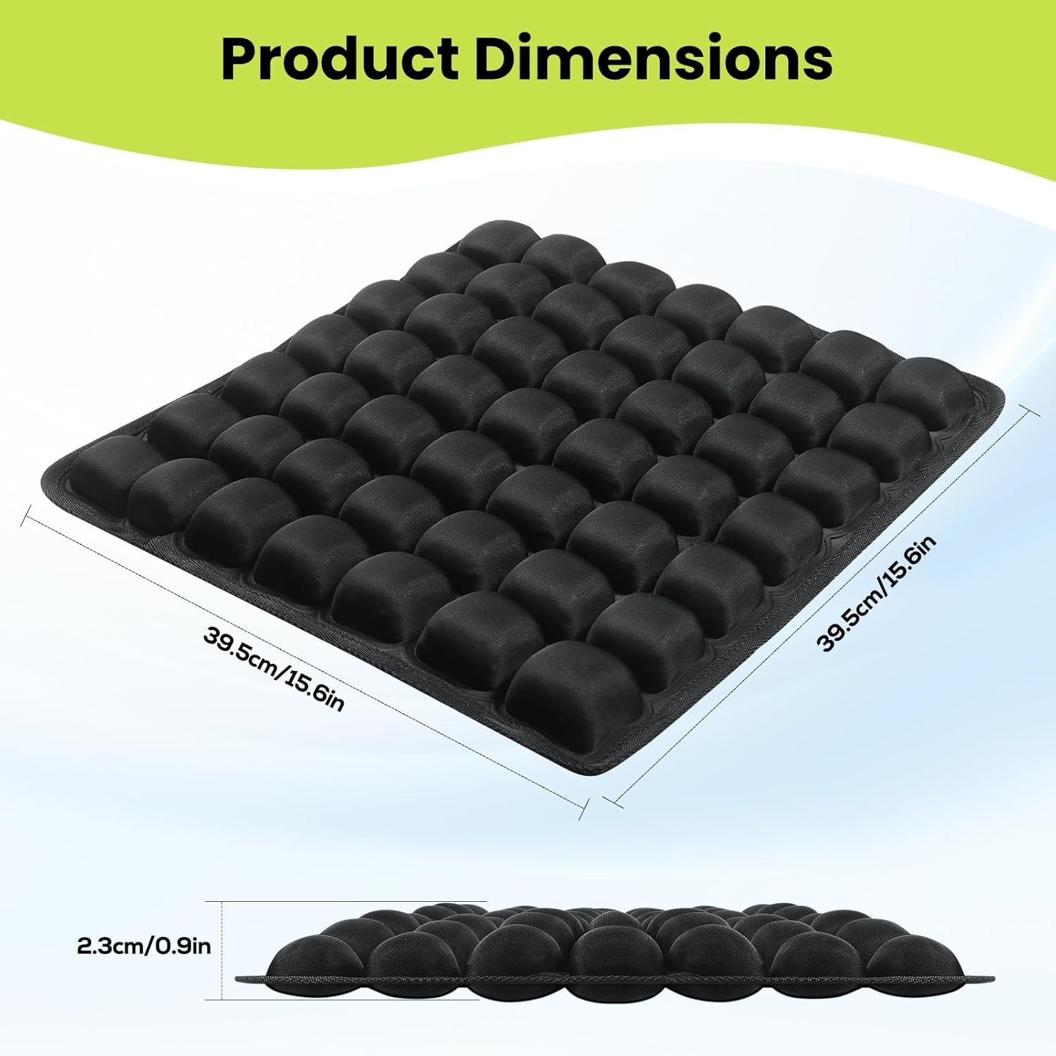 Sondor Travel Cushion – Adjustable Bubble Technology for Customized Comfort, ...