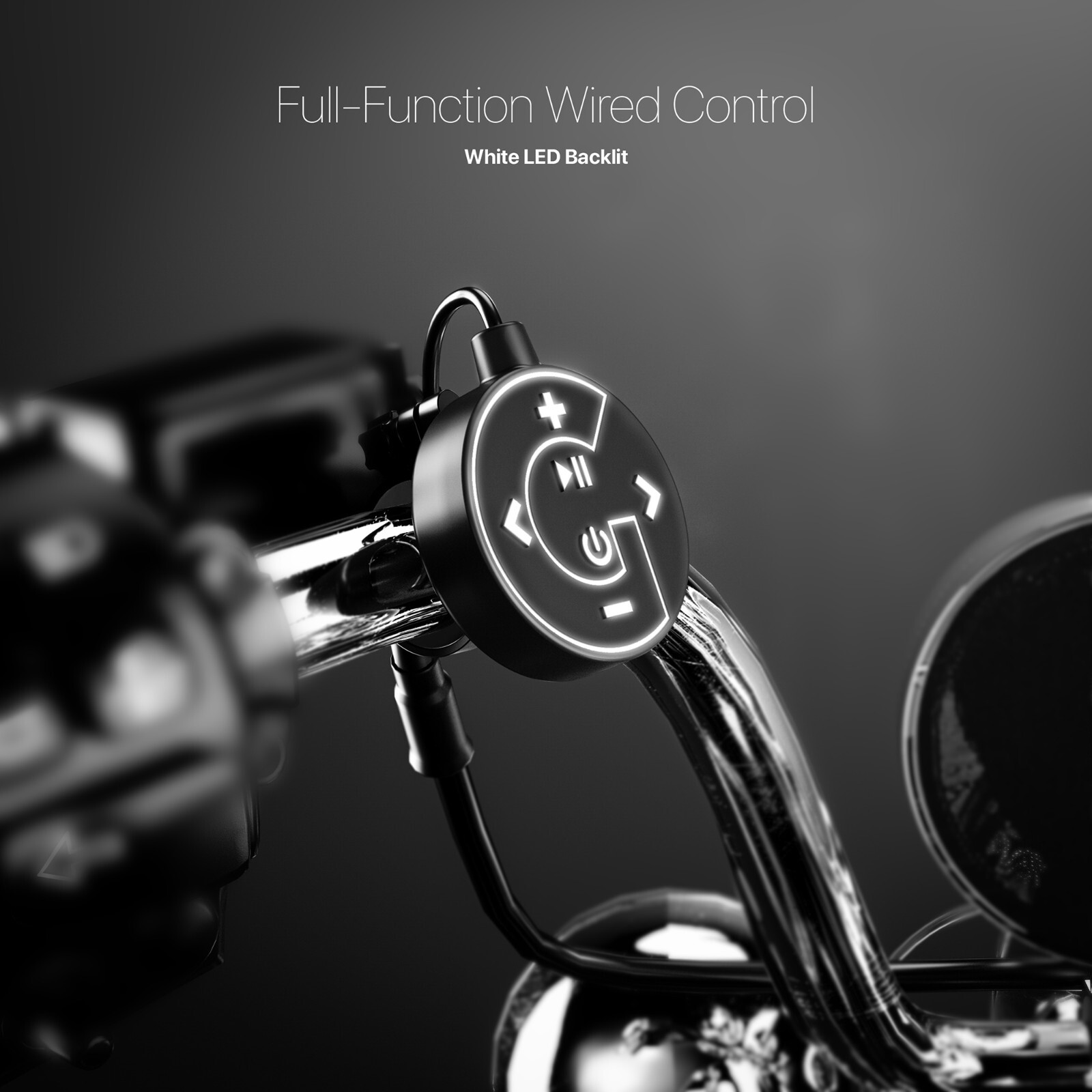 Waterproof Amp Bluetooth Stereo 4 Speaker Audio Music System Radio Harley Chrome