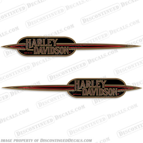 Fits Harley-Davidson FXR Motorcycle Tank Decals - 1985