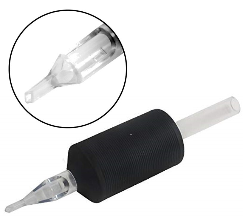 1 Inch 25mm 20 PCS Tattoo Disposable Tubes Round Tubes, Flat Tube, Diamond Tube