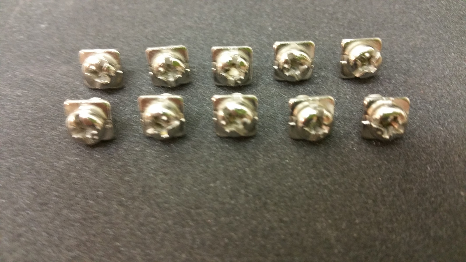 10pcs 4mm Amplifier Terminal Screws Square Washer POWER GROUND SPEAKER Amp Screw