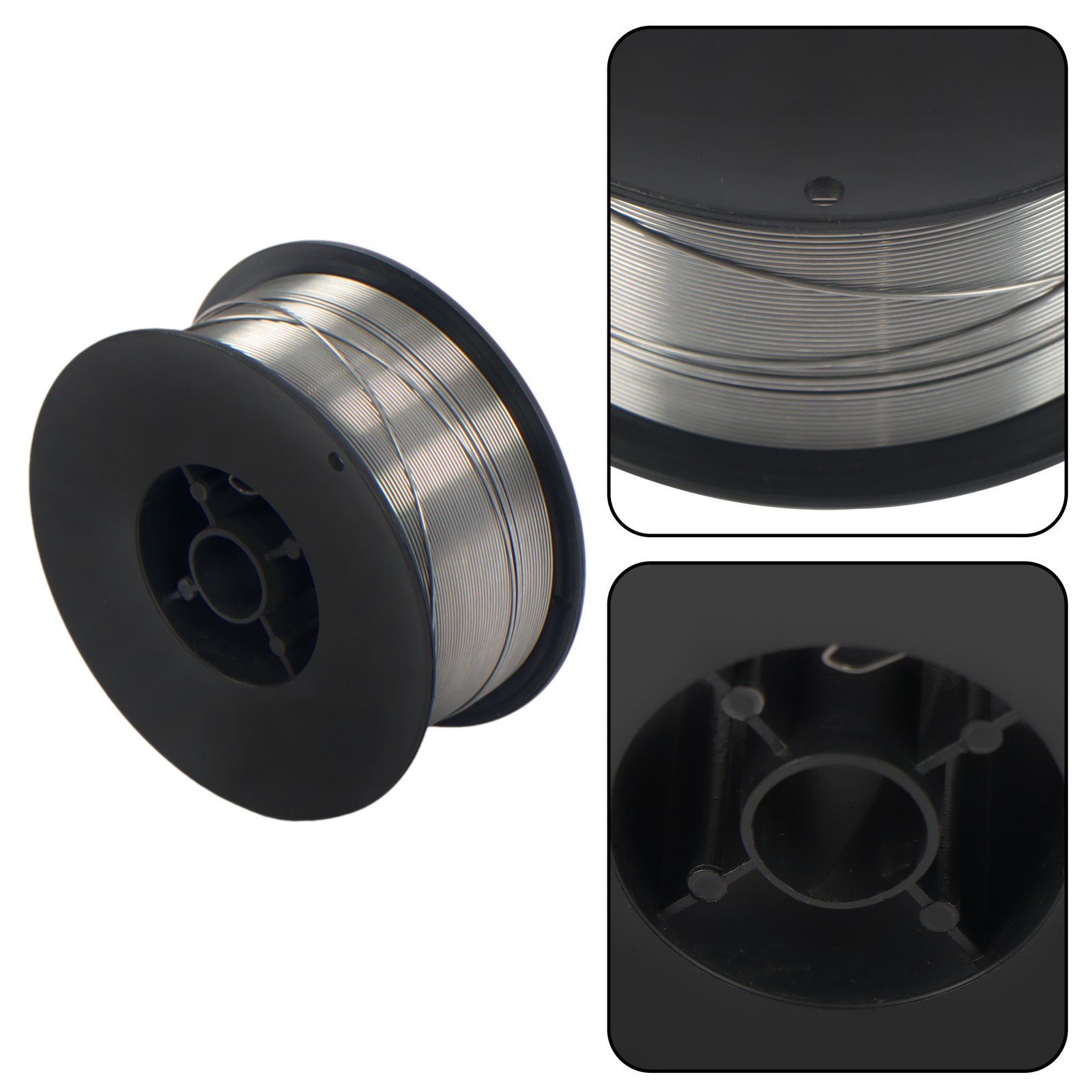 3 Pack E71T-GS 0.030Inch (0.8mm) Gasless Flux Core Welding Wire 2lb Roll