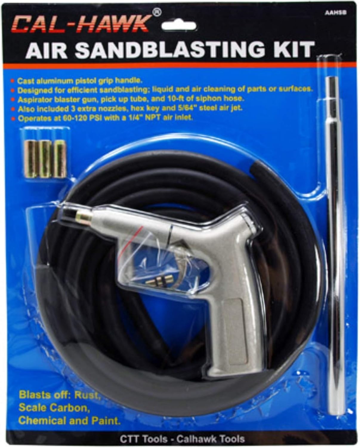 7pc Air Sandblasting Kit (Hand Held Air Sand Blaster Gun)