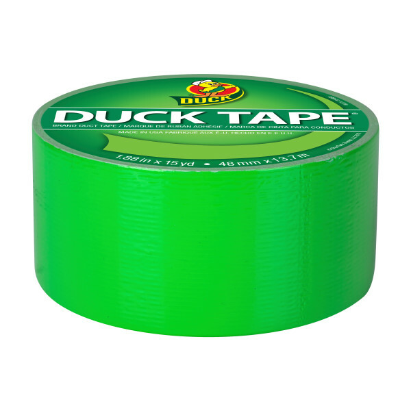 Color Duck Tape® Brand Duct Tape - Neon Green, 1.88 in. x 15 yd.