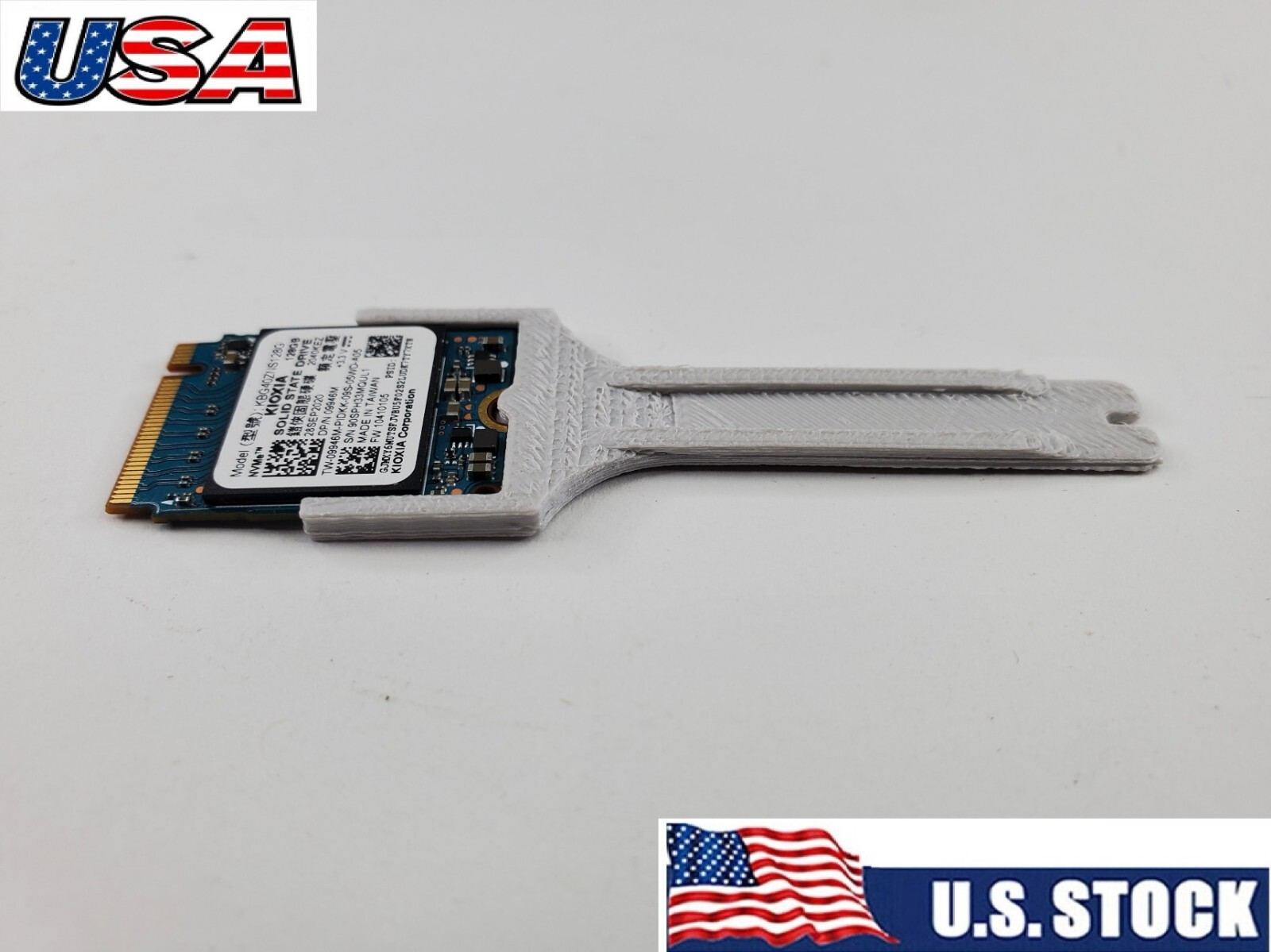 NVMe M.2 Adapter SSD 2230 to 2280 Hard Drive Caddy Converter Extender PCIE