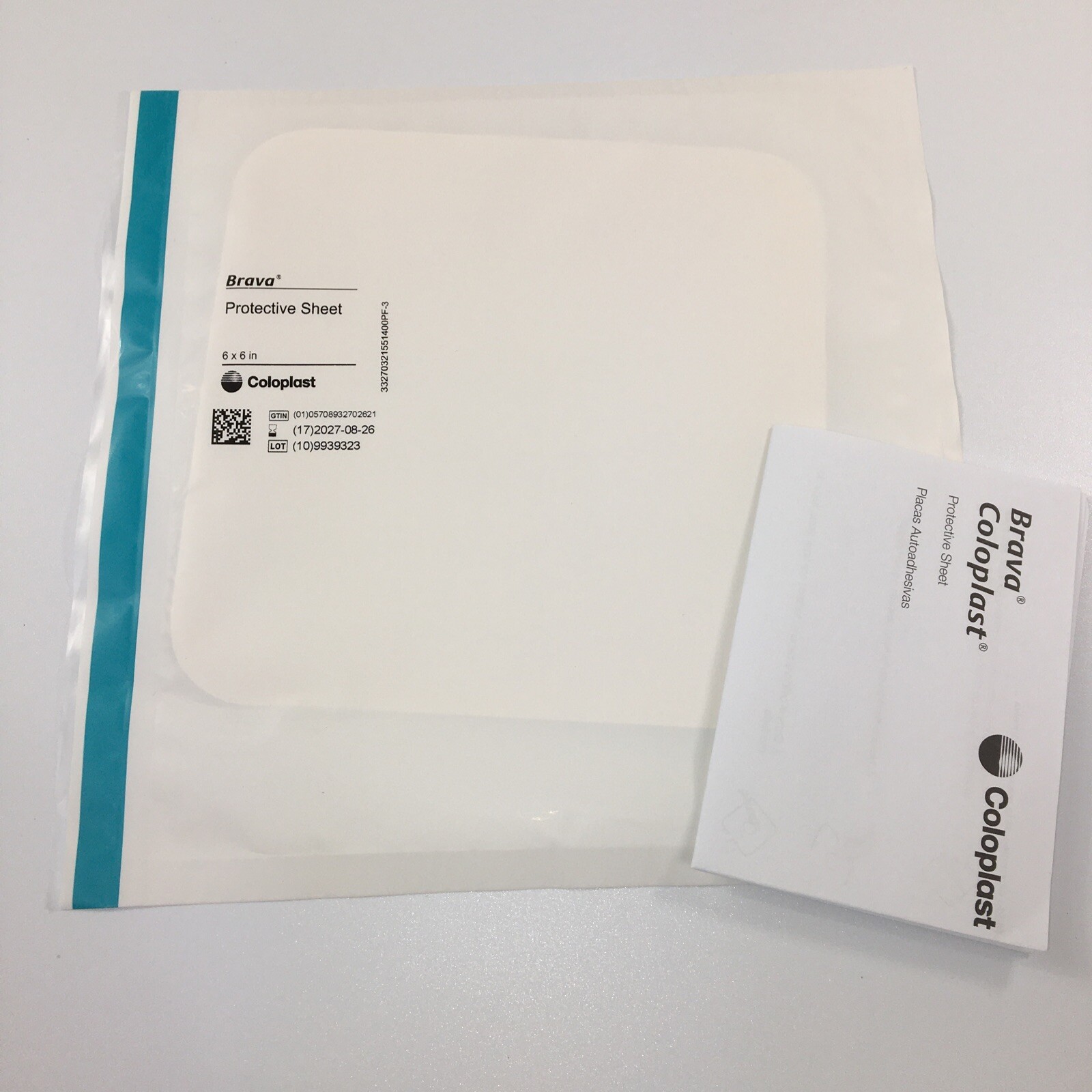 20 Coloplast 032155 Brava 6" x 6" Skin Sheets 32155 Expires 2027 - 4 Boxes!