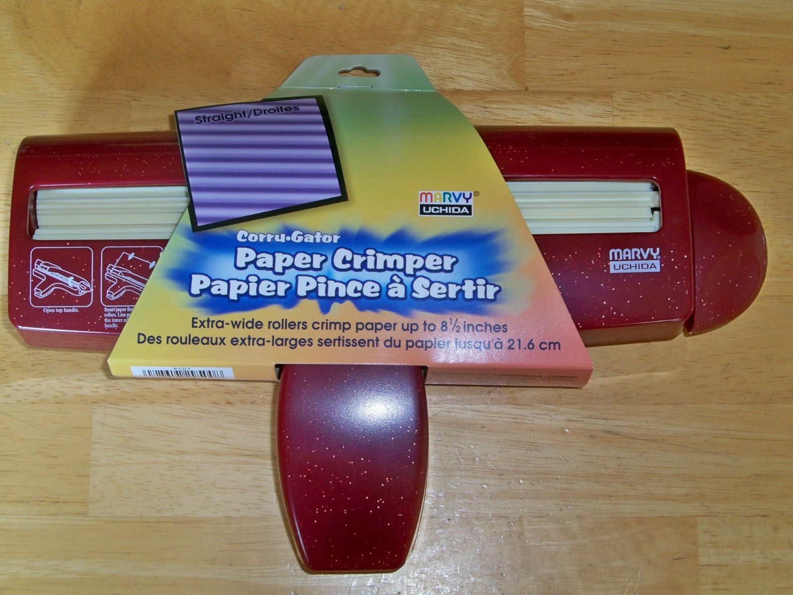 MARVY Uchida -- PAPER CRIMPER -- Corru-Gator -- STRAIGHT -- Brand New