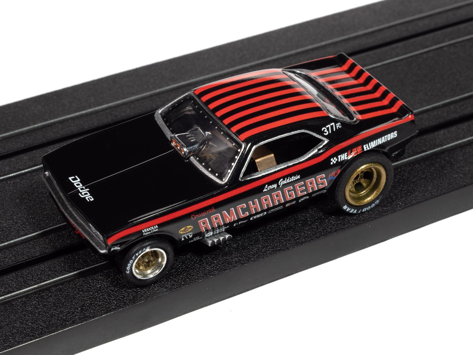 Auto World 1970 Dodge Challenger Ramchargers HO Scale Slot Car SC413A