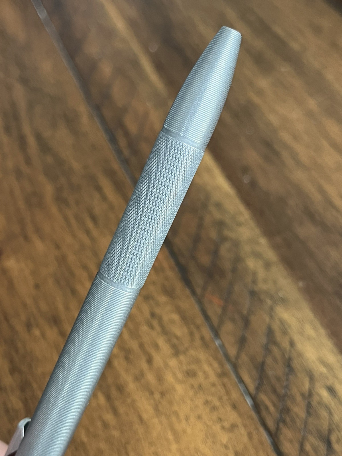 Tactile Turn Carryology Edition Slim Stonewash Titanium Bolt Action Pen Long