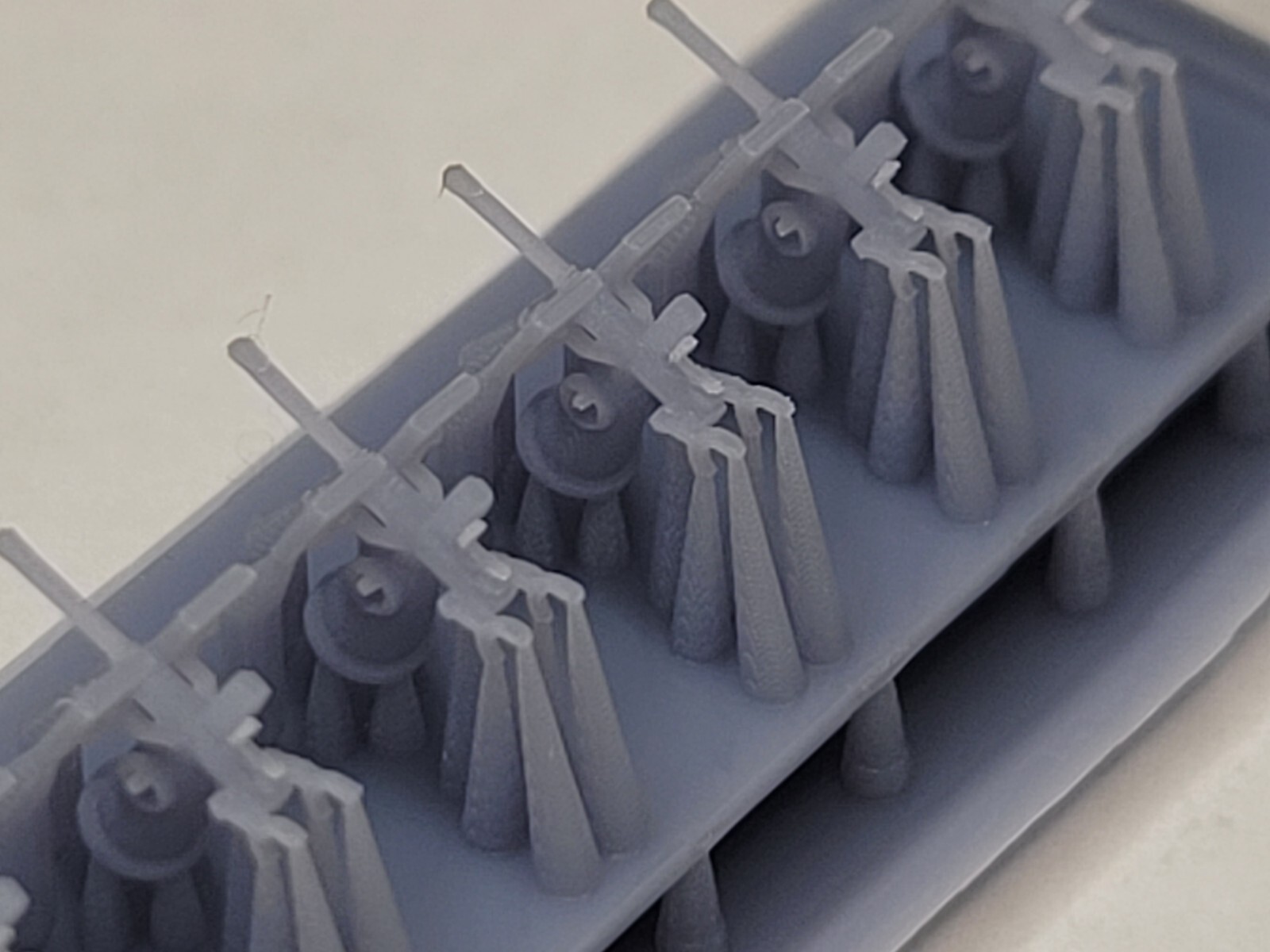 1/350 3D Printed 20mm Oerlikon AA Guns (Early) X 12 For WW2 Model Warships