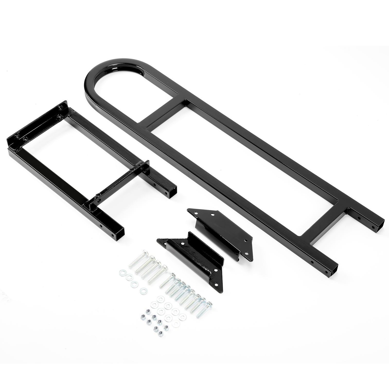 For Club Car Precedent Golf Cart Flip Folding Rear Back Seat Kit - Black Seats