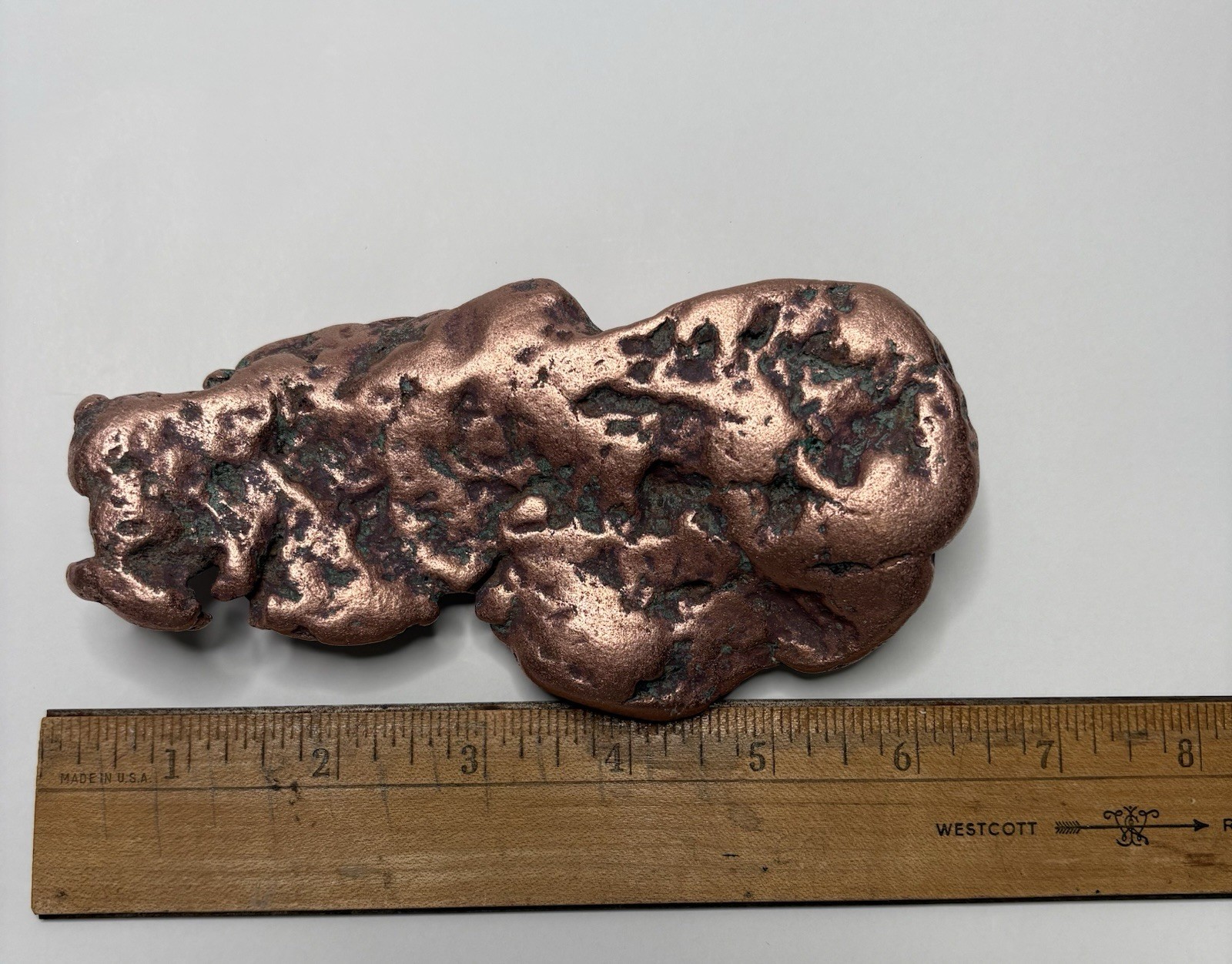 Pure Native Michigan Float Copper Mineral Specimen Lake Superior Keweenaw