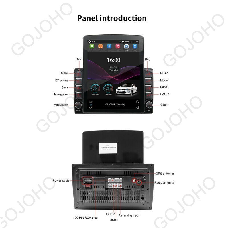 64G Apple Carplay For Toyota CHR 2016-2019 Android 13 Car Stereo Radio Navi Wifi