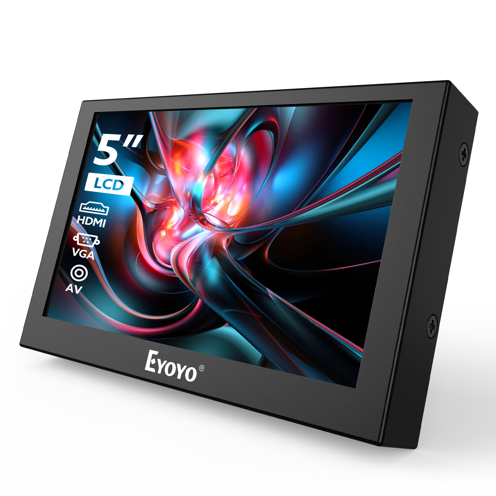 Eyoyo 5" Mini HDMI Monitor 800x480 Portable LCD Display HDMI/VGA/BNC/AV for CCTV
