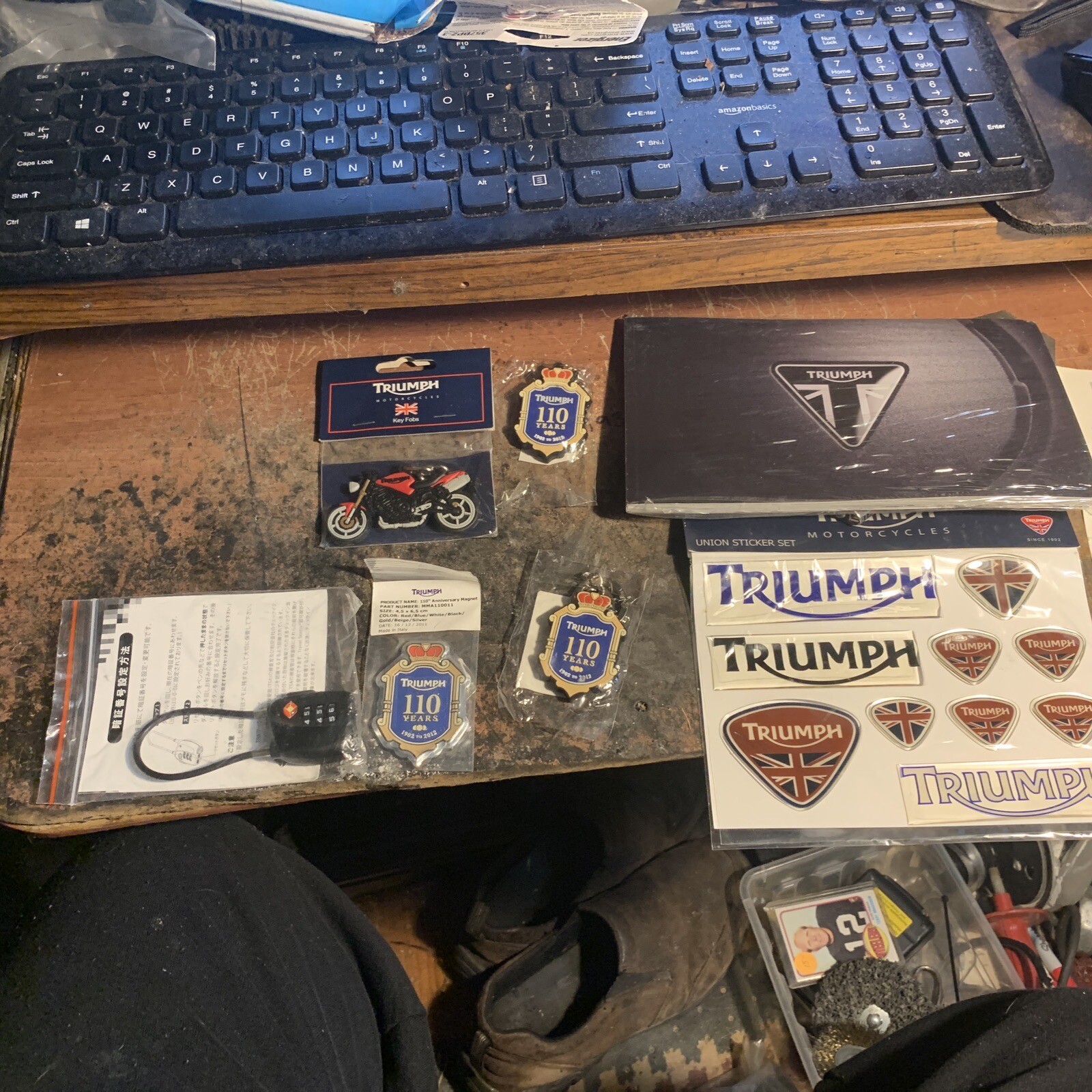 Triumph motorcycles 110 YEAR ANNIVERSARY OWNERS ACCESSORY KIT
