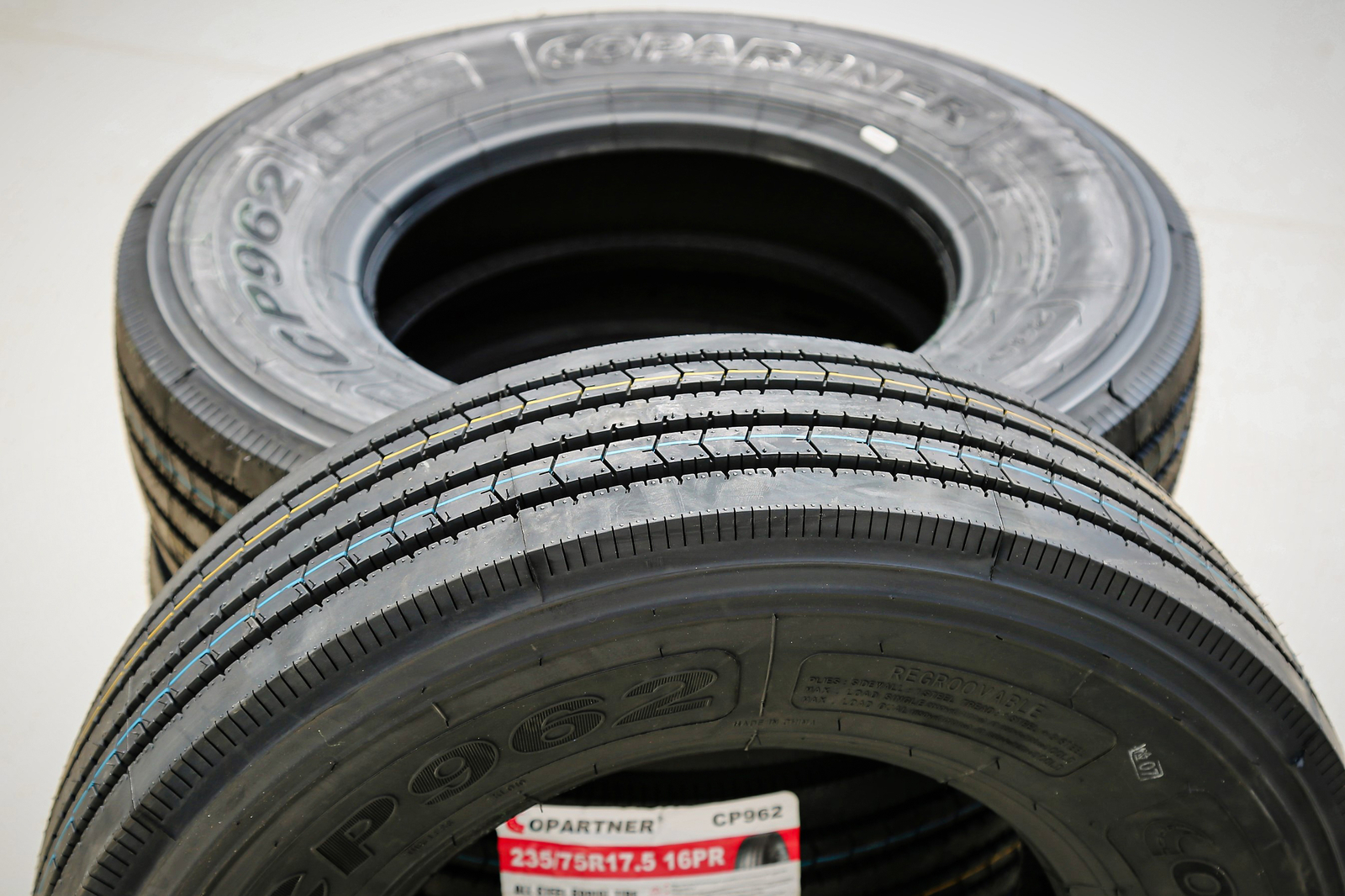 2 Tires Copartner CP962 235/75R17.5 Load H 16 Ply Commercial