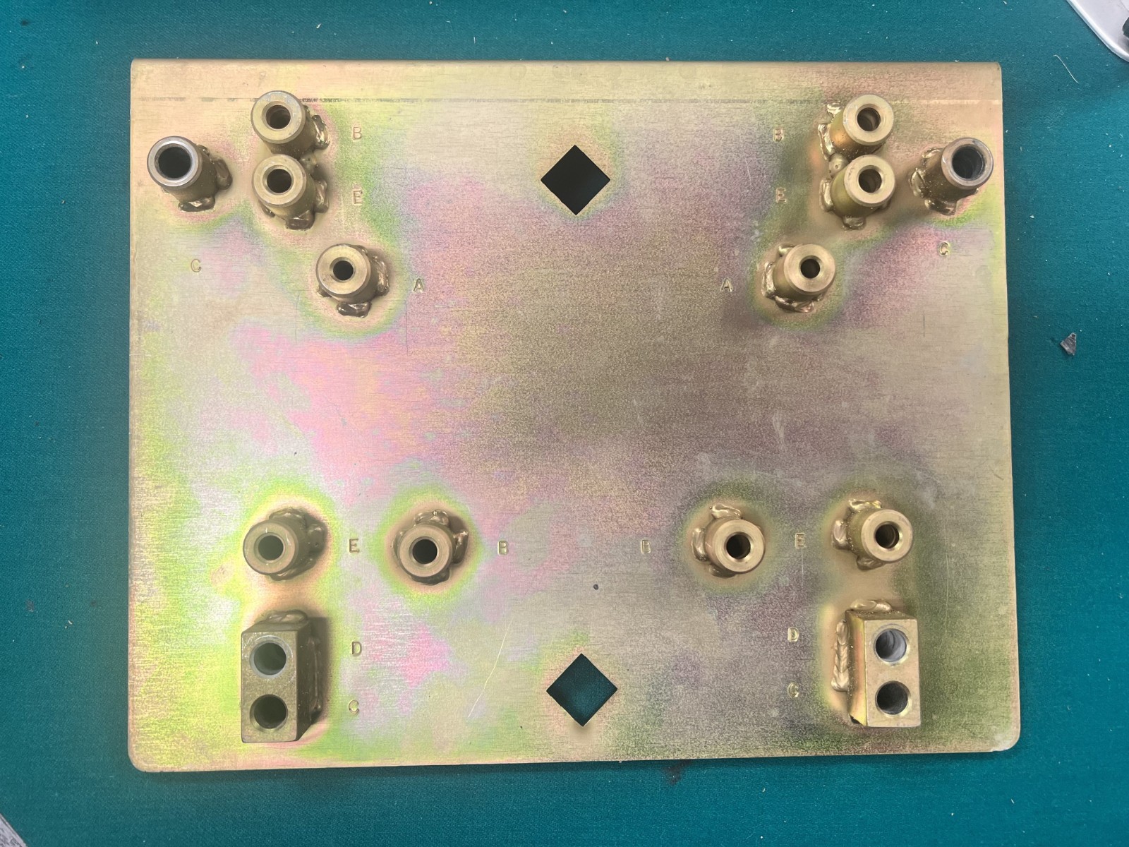 Mounting & Drilling Template For BIA Outboard Boat Motor W/ 1/2” Drill For RENT.