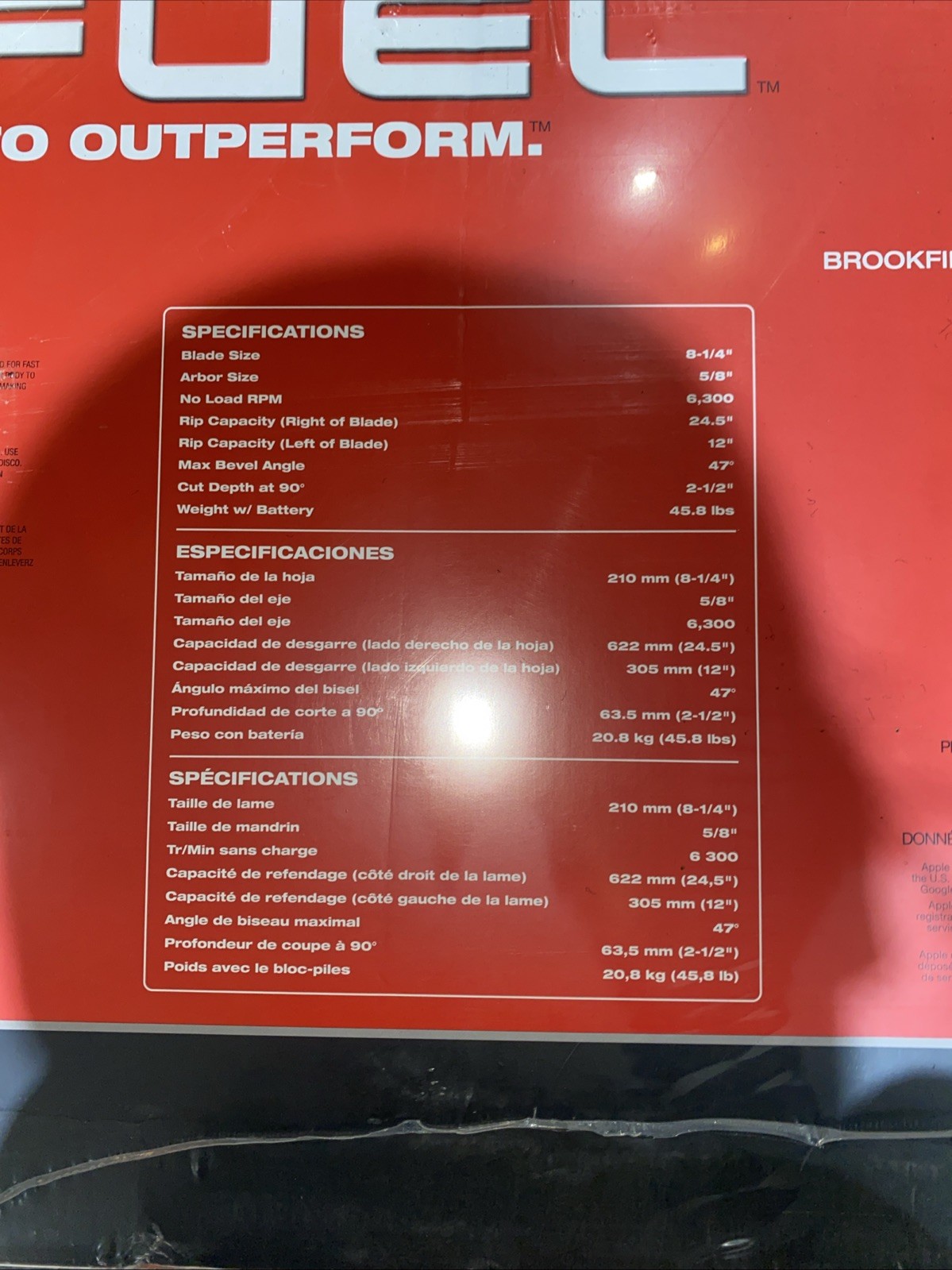 Milwaukee 2736-21HD M18 FUEL 8-1/4" Table Saw with One-Key Kit