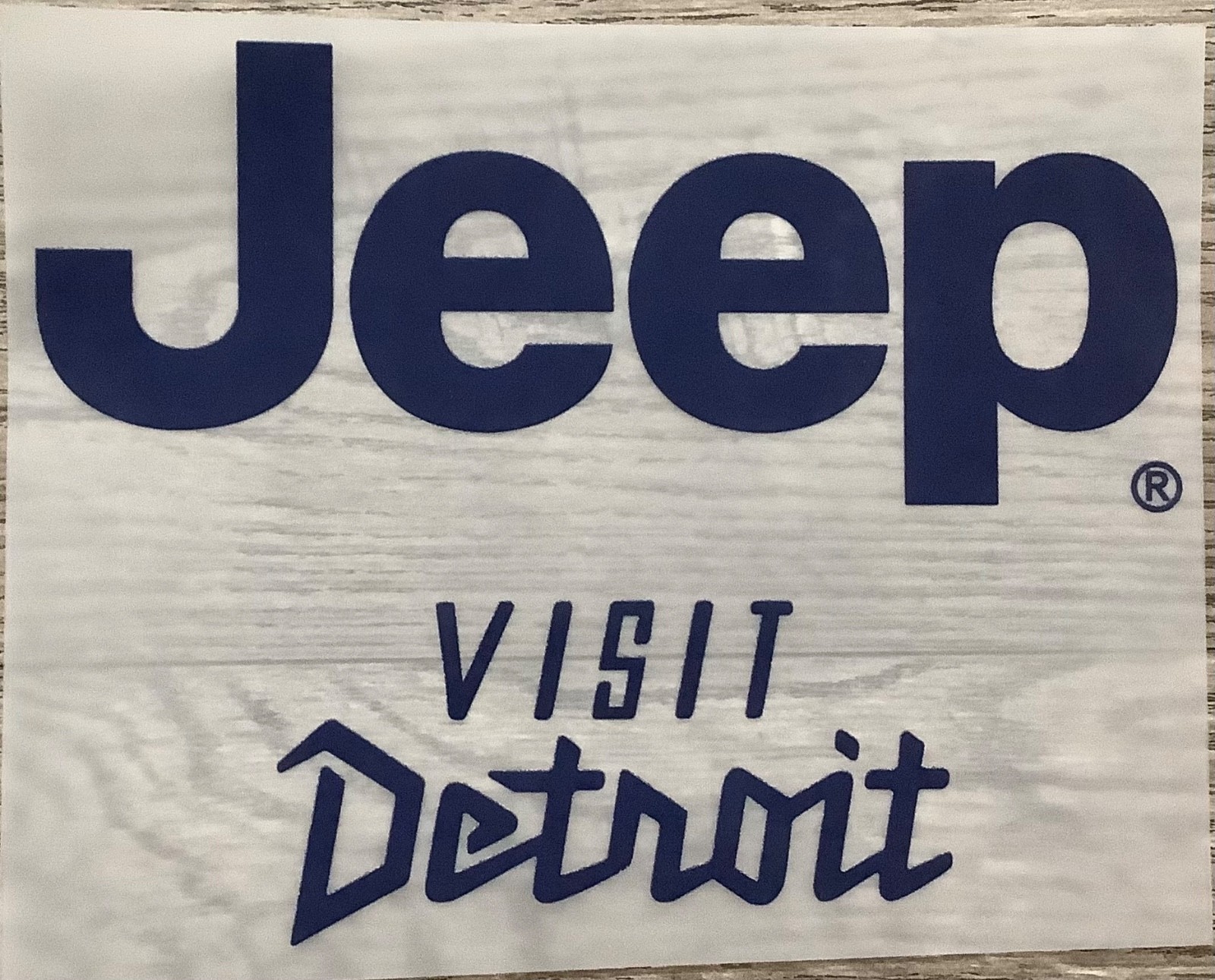 2025-26 JUVENTUS Sponsor JEEP VISIT DETROIT patches 2.5” H * 11.5” W