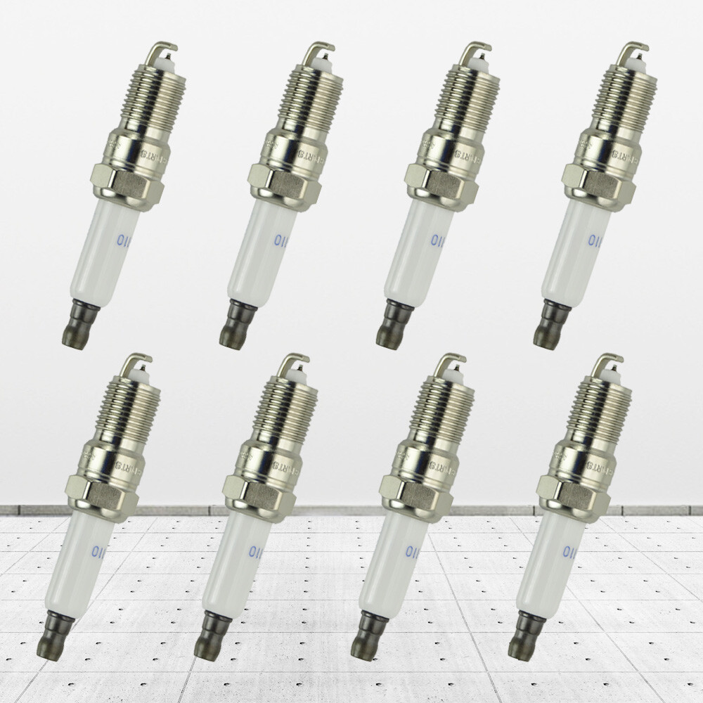 8PCS 9748UU Wires & 41-110 Spark Plugs Set For Chevy GMC 4.8L 5.3L 6.0L V8 NEW