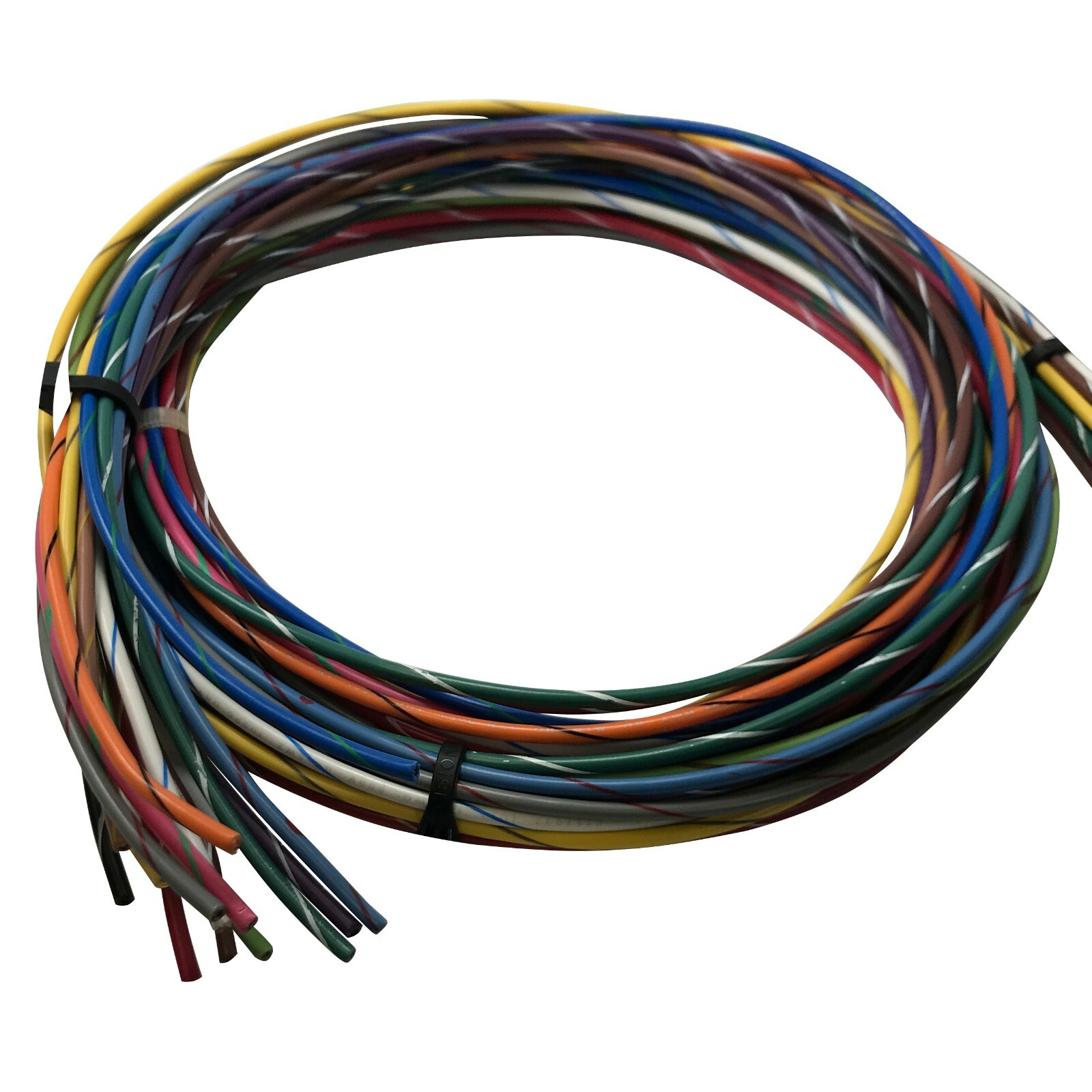 Striped Primary Wire 16 AWG Gauge 25 FT Car Boat Marine Tinned Copper 14 Colors