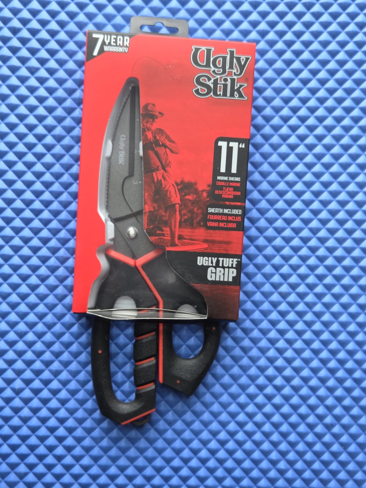 Ugly Stik Tools Marine Fishing Shears Tool, Black (USTOOLMS)