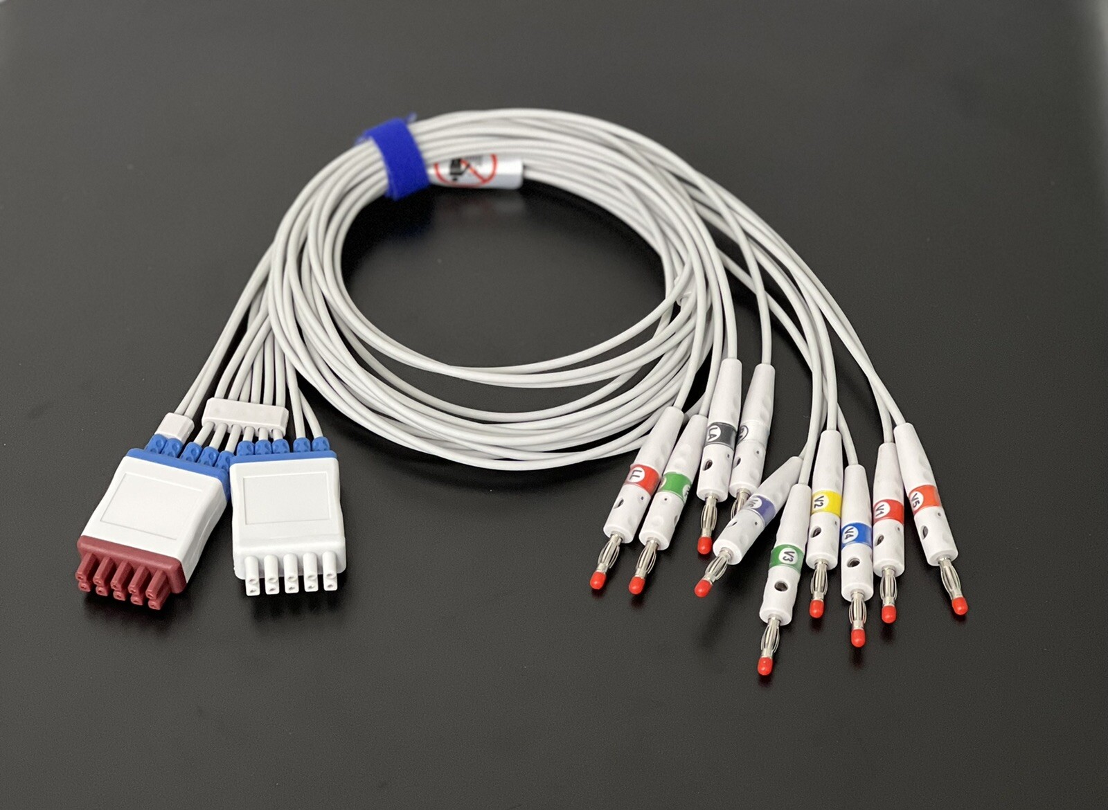 GE MAC 2000 EKG/ECG Bundle - Trunk Cable & ECG Leads - Same Day Shipping