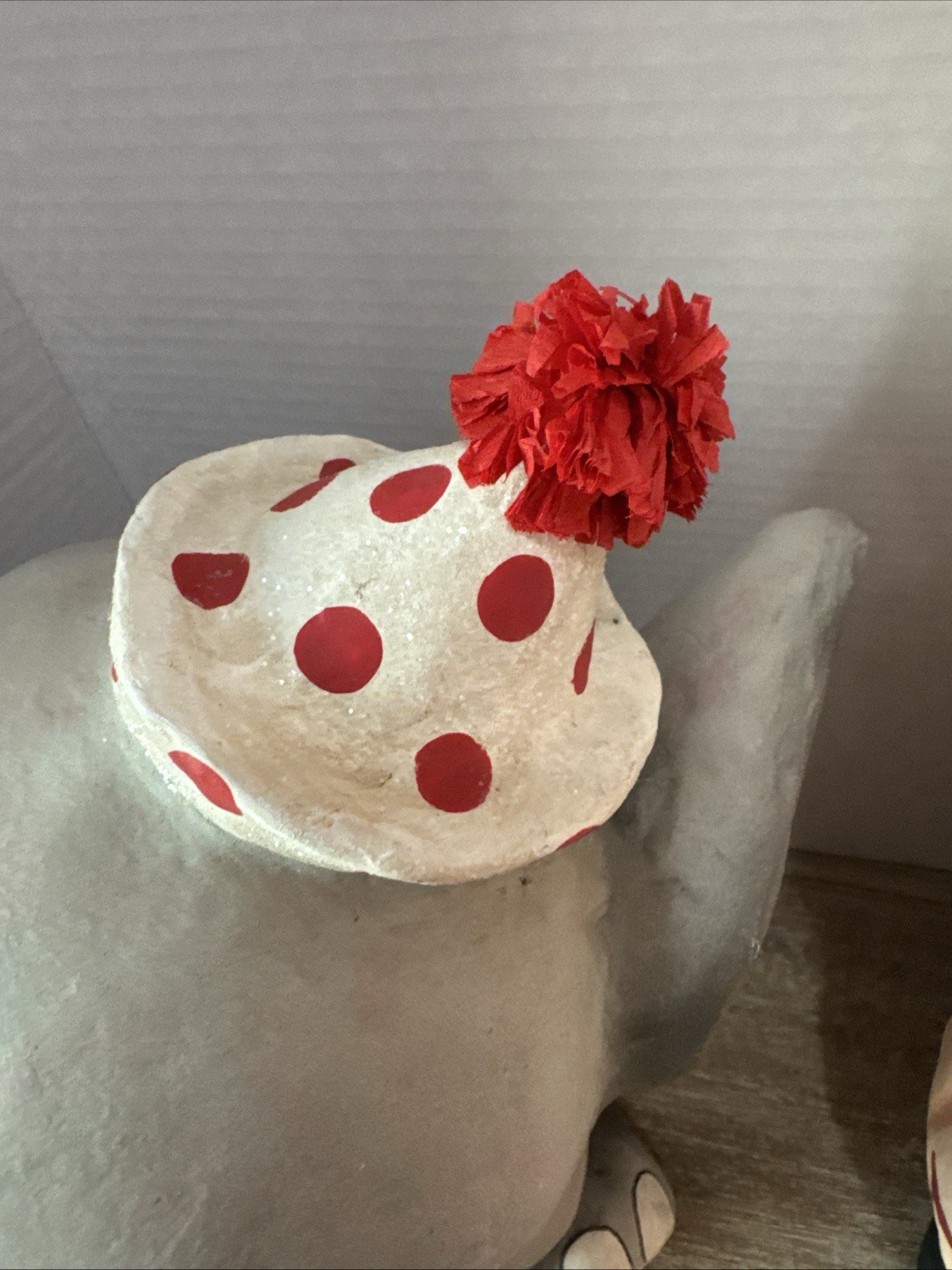 Vintage Paper Mache Elephant Circus Made in Philippines (Bethany Lowe style)