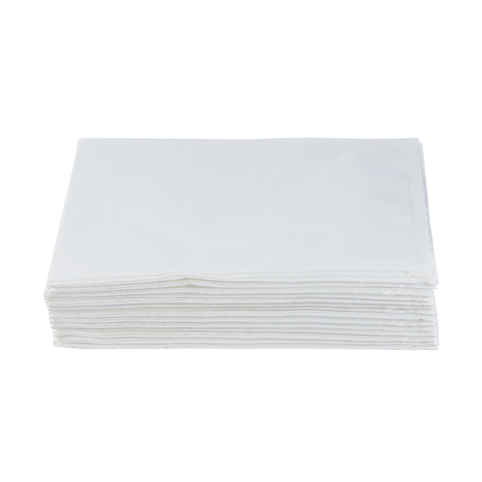 McKesson Pillowcase Standard 21 W x 30 L" Disposable White Tissue / Poly 500 Ct