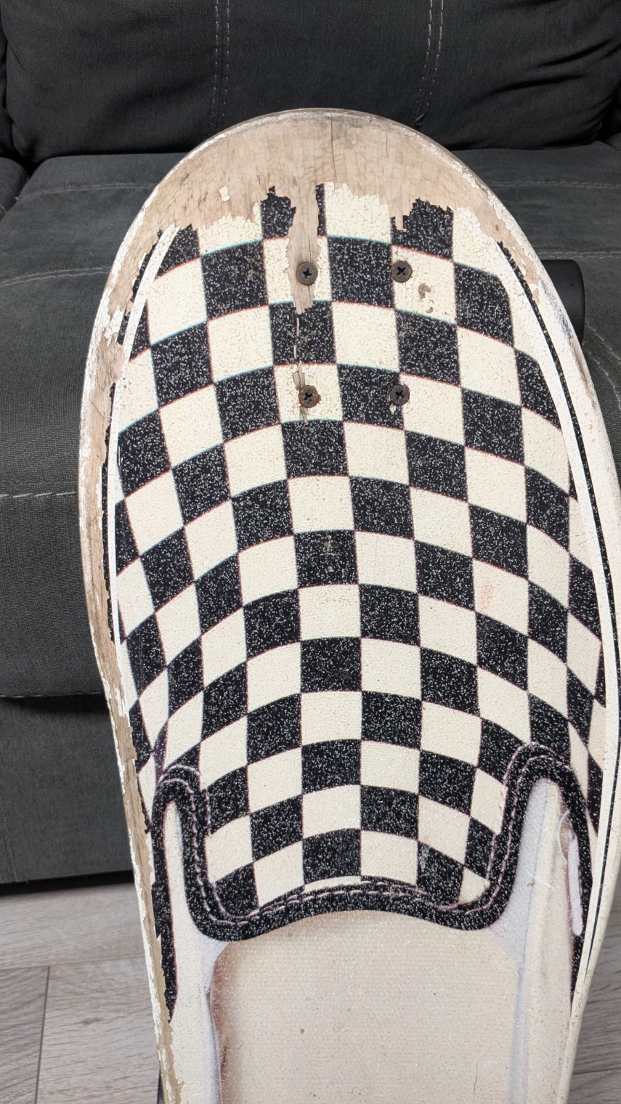 Santa Cruz x Vans Cruiser Board 2012 Promo Checker Slip On Oj3 Krux Trucks Shoe