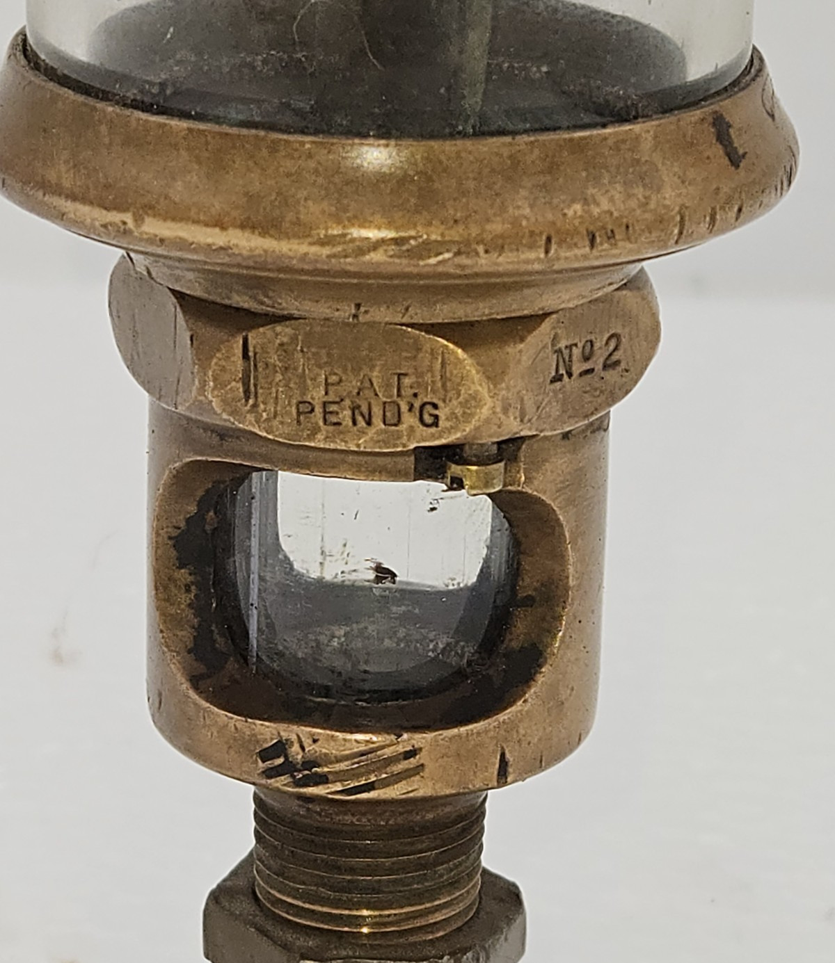 EARLY style Lunkenheimer PARAGON No 2 Cylinder Oiler Lubricator Hit Miss Engine