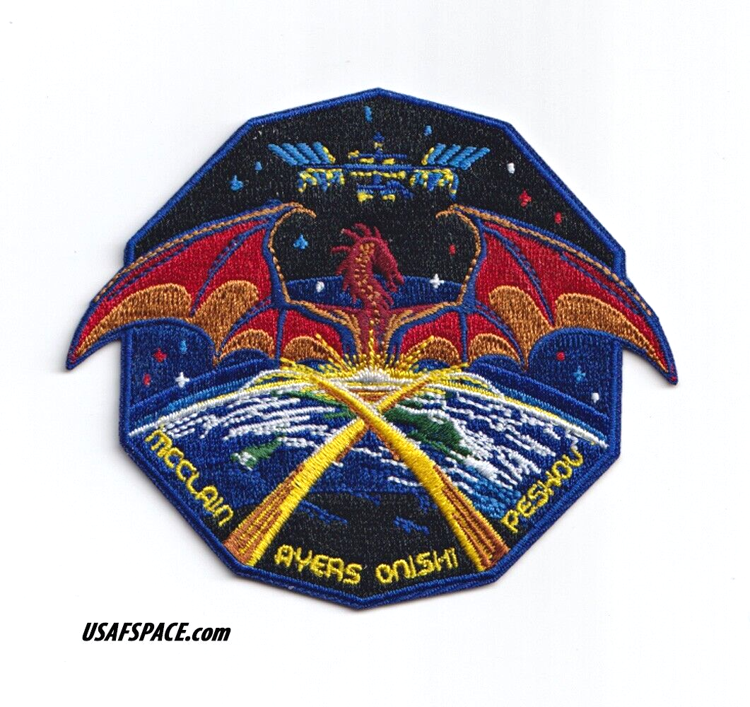 Authentic CREW-10 NASA SPACEX ISS Mission CREW DRAGON SPACE PATCH