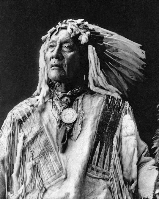 Native American Indian CHIEF HIGH BEAR 8x10 Photo Oglala Sioux Print Poster