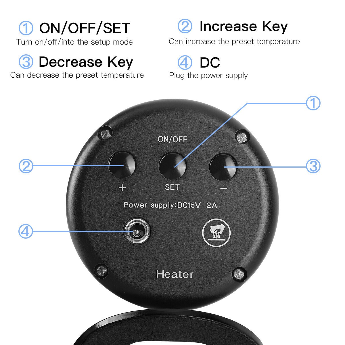 Dental Composite Resin Material Heater Soften Warmer Adjustable 40-70℃
