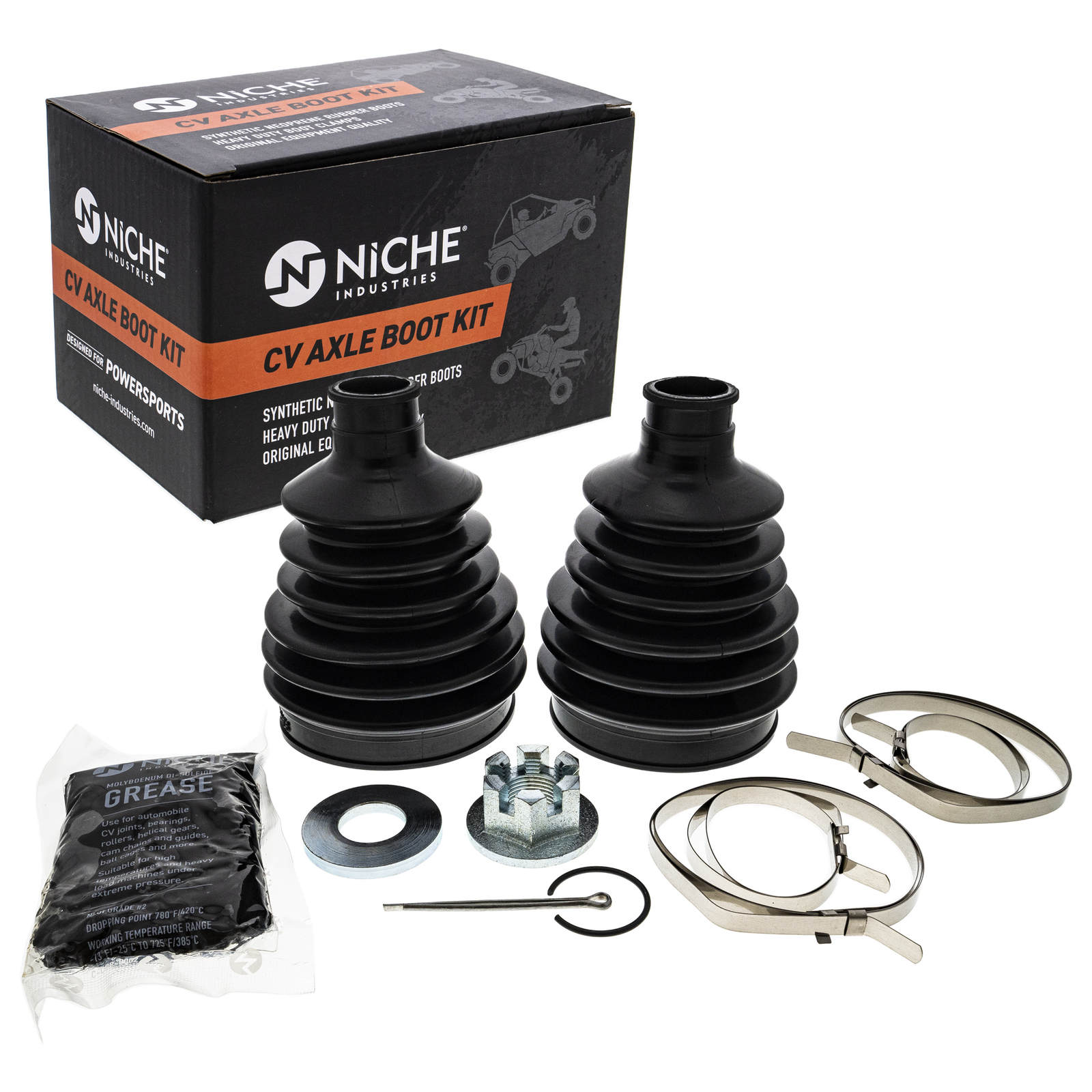 NICHE Rear CV Axle Boot Kit for Can-Am Maverick X3 Max X3R Turbo 715900450 UTV