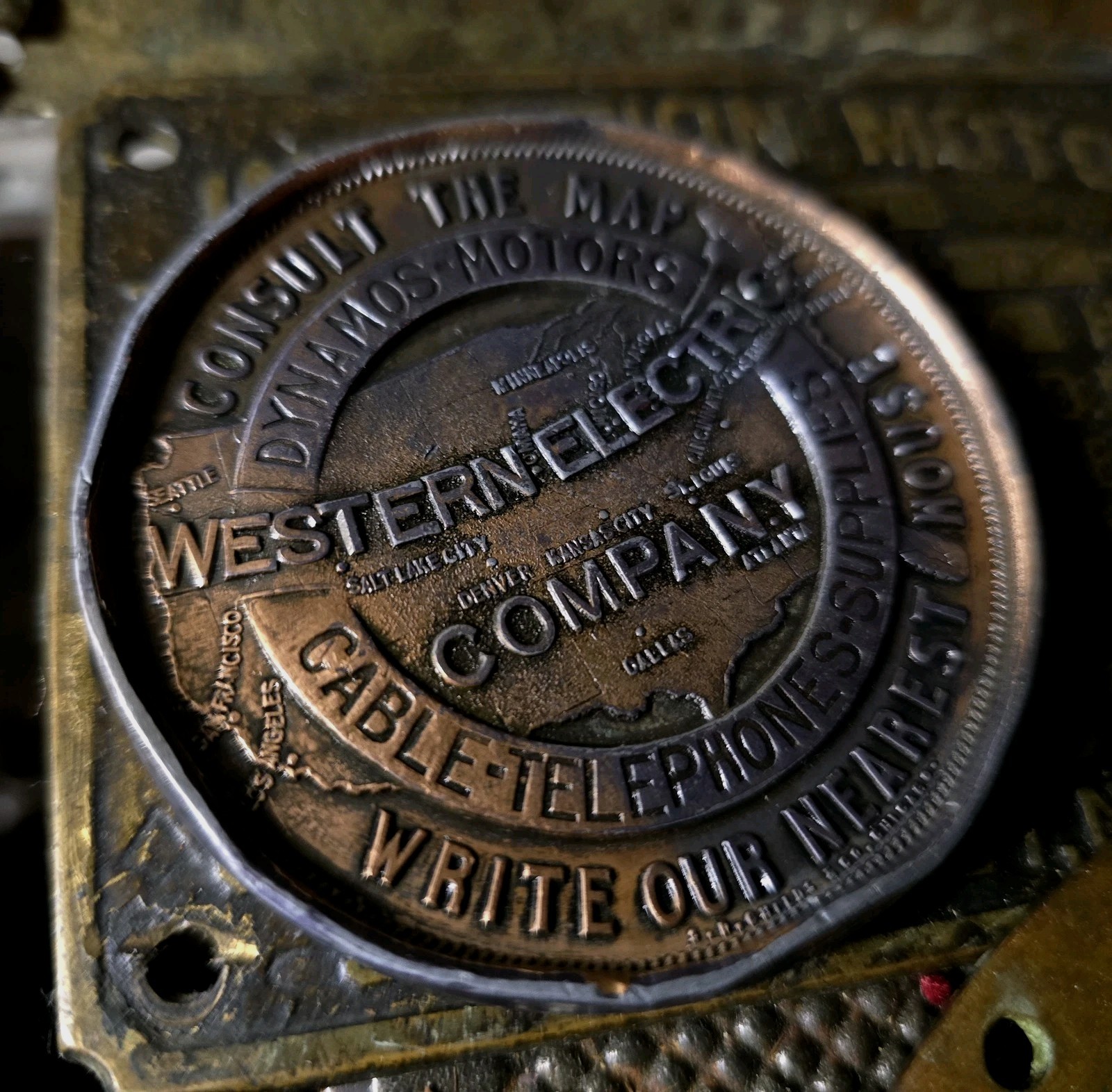 S.D. CHILD'S Chicago Antique Western Electric Company Dynamo Advertising