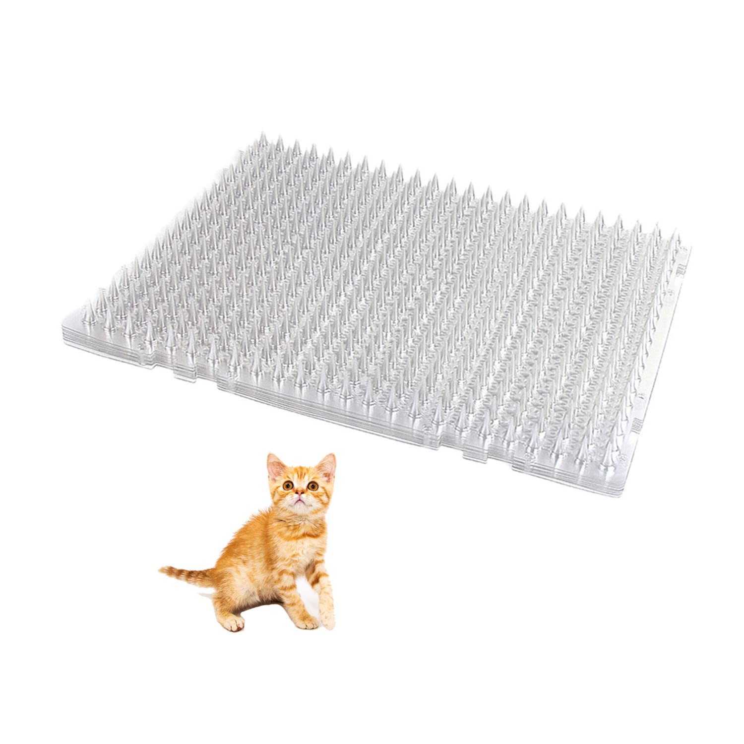 Yiteshi 10 Packs Scat Mat for Cats, 13X16 inches Pet Deterrent Spikes, Indoor...