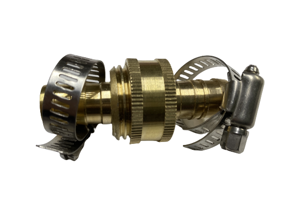 1/2" Garden Brass Hose Mender End Repair Kit Connector Set