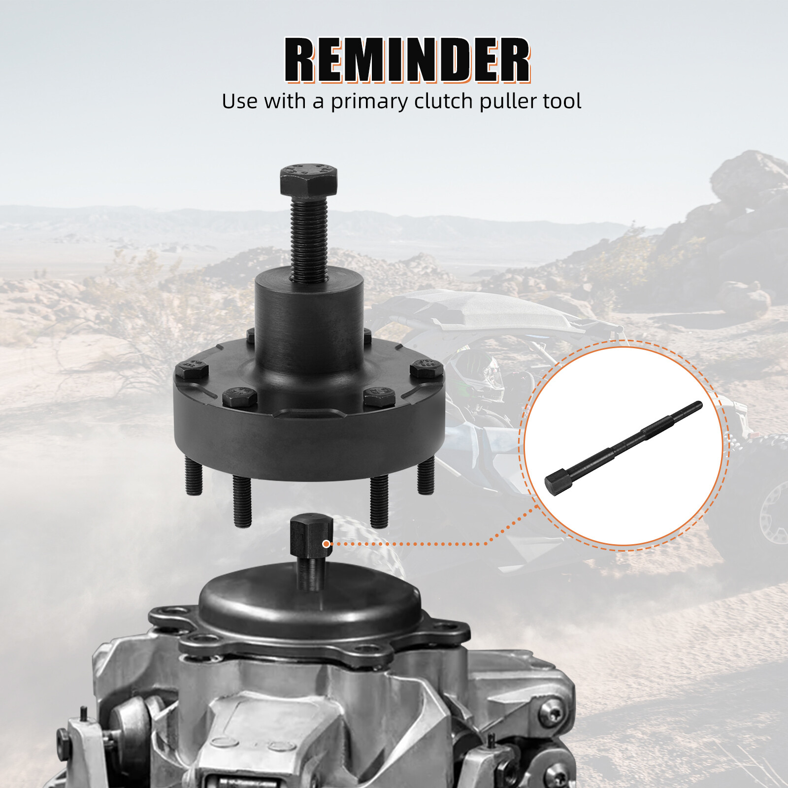 Drive Clutch Governor Cup Removal Tool For Can-Am Maverick X3 Max RR Turbo 22-24