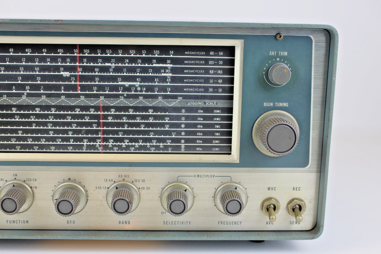 LAFAYETTE HE-80 RADIO PROFESSIONAL RECEIVER 0.55-54MHZ 1963 VINTAGE RARE