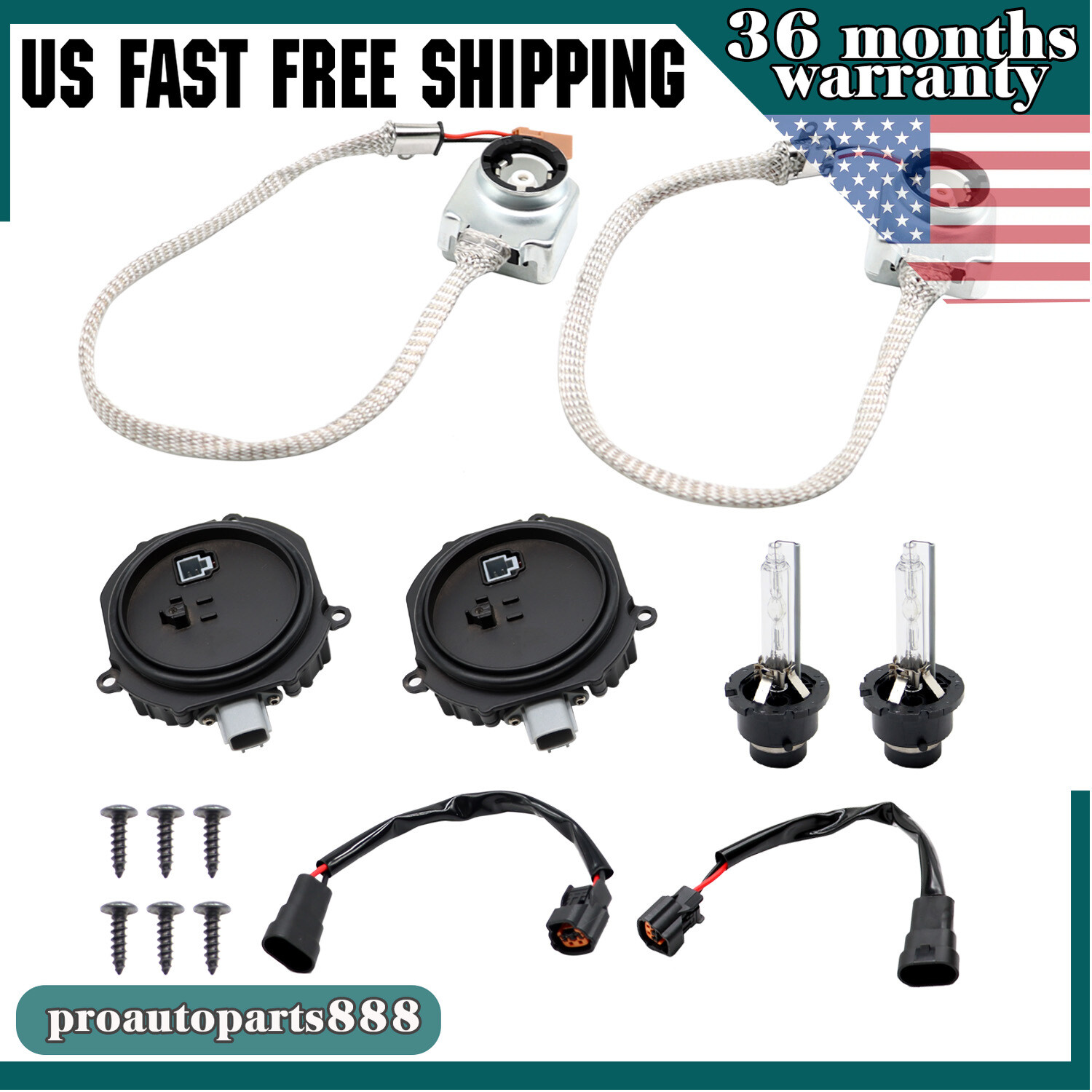 2 Hid Xenon Headlight Ballast Control Igniter For Infiniti G37 G35 Coupe Sedan