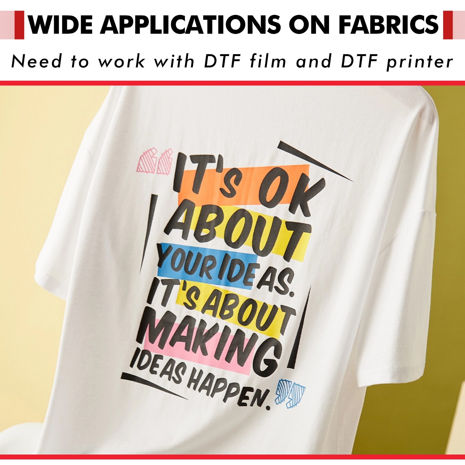 A-SUB DTF Powder for Sublimation DTF Printing 2.2lb Adhesive White DTF Powder