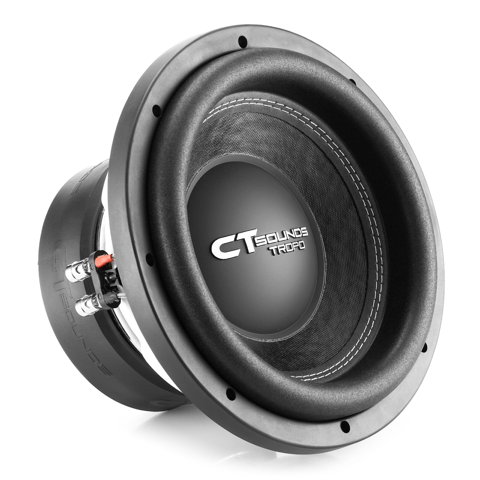 CT Sounds TROPO-10-D4 1300 Watt Max Power 10 Inch Car Subwoofer - Dual 4 Ohm